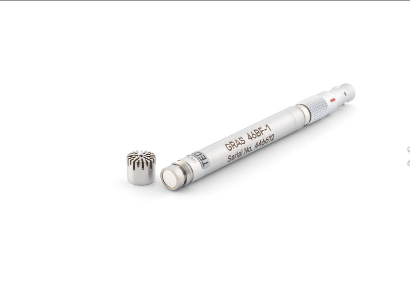 GRAS 46BF1/4“LEMO压力传感器特性的话筒组