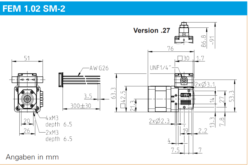 KNF FEM 1.02 KP.27SM-2隔膜泵免维护设计
