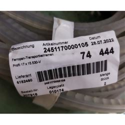 207918Ferropan V型输送带Profil 17x 15.530-V