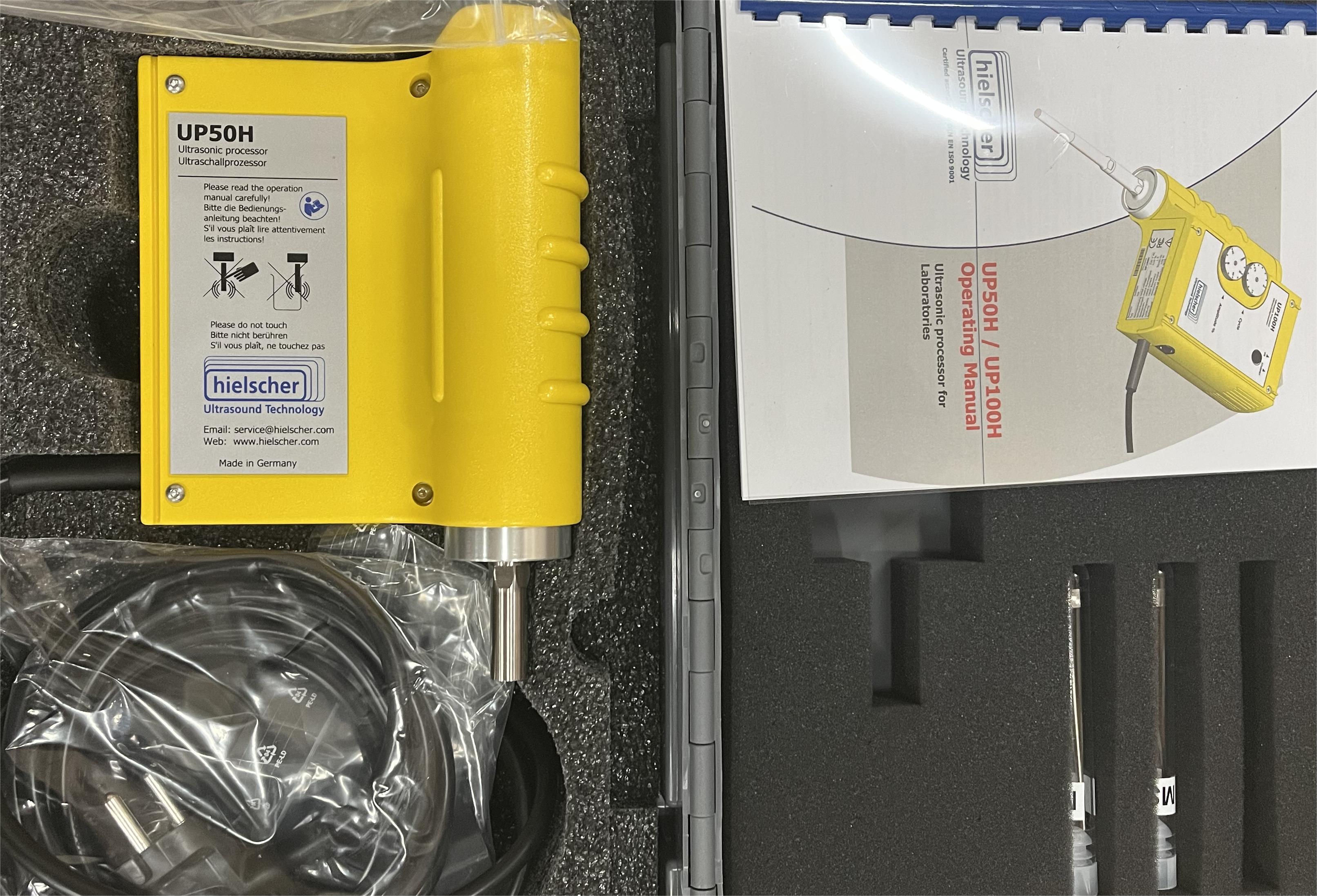 德国Hielscher UP50H 手持式实验室均质机