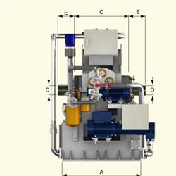 Transfluid KX液力偶合器钢制外壳用于矿山