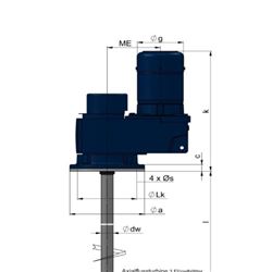 RVT GMF 0,37/78齿轮式搅拌机用于动态平衡