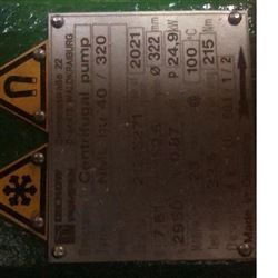 dickow蜗壳泵 NML hu 40/320带磁力偶合器