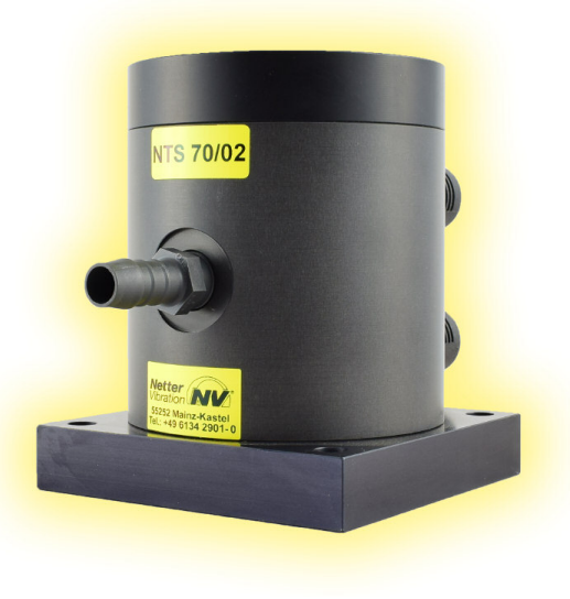 Netter振动器NTS 180 NF从桶中排空流体